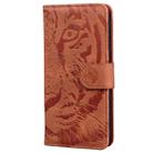 For Huawei nova 12 Pro / nova 12 Ultra Tiger Embossing Pattern Flip Leather Phone Case(Brown) - 3