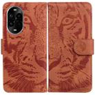 For Huawei nova 13 Pro Tiger Embossing Pattern Flip Leather Phone Case(Brown) - 1