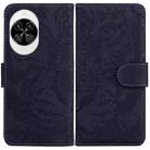 For Huawei nova 14 Tiger Embossing Pattern Flip Leather Phone Case(Black) - 1