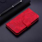 For Redmi 13 4G Tiger Embossing Pattern Flip Leather Phone Case(Red) - 2