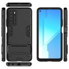 For Huawei Honor Play 4 PC + TPU Shockproof Protective Case with Invisible Holder(Black) - 2