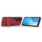 For Huawei Honor Play 4 PC + TPU Shockproof Protective Case with Invisible Holder(Red) - 3