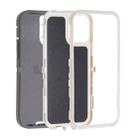 For iPhone 13 mini Robot Three-proof Life Waterproof Phone Case with Holder(Grey + White) - 2