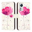 For Xiaomi 12 / 12X / 12S 3D Painting Horizontal Flip Leather Phone Case(Flower) - 2