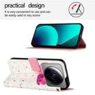 For Xiaomi 12S Ultra 3D Painting Horizontal Flip Leather Phone Case(Flower) - 3