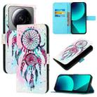 For Xiaomi 12S Ultra 3D Painting Horizontal Flip Leather Phone Case(Color Drop Wind Chimes) - 1
