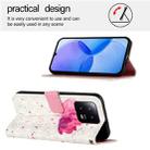 For Xiaomi 13 3D Painting Horizontal Flip Leather Phone Case(Flower) - 3