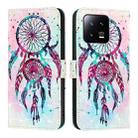 For Xiaomi 13 3D Painting Horizontal Flip Leather Phone Case(Color Drop Wind Chimes) - 2