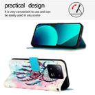 For Xiaomi 13 Pro 3D Painting Horizontal Flip Leather Phone Case(Color Drop Wind Chimes) - 3