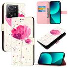 For Xiaomi 13T Global / 13T Pro Global 3D Painting Horizontal Flip Leather Phone Case(Flower) - 1