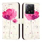 For Xiaomi 13T Global / 13T Pro Global 3D Painting Horizontal Flip Leather Phone Case(Flower) - 2