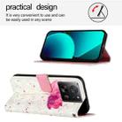 For Xiaomi 13T Global / 13T Pro Global 3D Painting Horizontal Flip Leather Phone Case(Flower) - 3