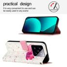 For Xiaomi 14 Pro 3D Painting Horizontal Flip Leather Phone Case(Flower) - 3