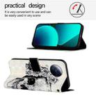 For Xiaomi Civi 3 3D Painting Horizontal Flip Leather Phone Case(Skull) - 3