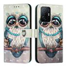 For Xiaomi Mi 10T 5G / Mi 10T Pro 5G 3D Painting Horizontal Flip Leather Phone Case(Grey Owl) - 2