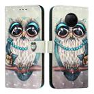 For Xiaomi Mi 10T Lite 5G 3D Painting Horizontal Flip Leather Phone Case(Grey Owl) - 2