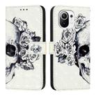 For Xiaomi Mi 11 3D Painting Horizontal Flip Leather Phone Case(Skull) - 2