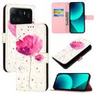 For Xiaomi Mi 11 Ultra 3D Painting Horizontal Flip Leather Phone Case(Flower) - 1