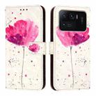 For Xiaomi Mi 11 Ultra 3D Painting Horizontal Flip Leather Phone Case(Flower) - 2