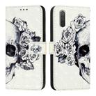 For Xiaomi Mi CC9e / Xiaomi Mi A3 3D Painting Horizontal Flip Leather Phone Case(Skull) - 2