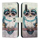 For Xiaomi Mi CC9e / Xiaomi Mi A3 3D Painting Horizontal Flip Leather Phone Case(Grey Owl) - 2