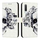 For Xiaomi Mi CC9 / Mi 9 Lite 3D Painting Horizontal Flip Leather Phone Case(Skull) - 2