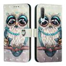 For Xiaomi Mi CC9 / Mi 9 Lite 3D Painting Horizontal Flip Leather Phone Case(Grey Owl) - 2