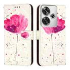 For Xiaomi Poco F6 5G 3D Painting Horizontal Flip Leather Phone Case(Flower) - 2
