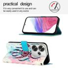 For Xiaomi Poco F6 5G 3D Painting Horizontal Flip Leather Phone Case(Color Drop Wind Chimes) - 3