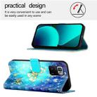 For Xiaomi Poco X3 GT 3D Painting Horizontal Flip Leather Phone Case(Golden Butterfly) - 3