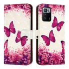 For Xiaomi Poco X3 GT 3D Painting Horizontal Flip Leather Phone Case(Rose Butterfly) - 2