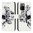 For Xiaomi Poco X3 GT 3D Painting Horizontal Flip Leather Phone Case(Skull) - 2
