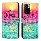 For Xiaomi Poco X4 NFC 3D Painting Horizontal Flip Leather Phone Case(Chasing Dreams) - 2