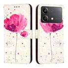 For Xiaomi Poco X6 Neo Global 3D Painting Horizontal Flip Leather Phone Case(Flower) - 2