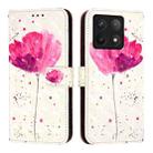 For Xiaomi 14T Pro 3D Painting Horizontal Flip Leather Phone Case(Flower) - 2