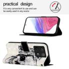 For Xiaomi 14T Pro 3D Painting Horizontal Flip Leather Phone Case(Skull) - 3