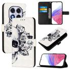 For Xiaomi Poco X7 5G 3D Painting Horizontal Flip Leather Phone Case(Skull) - 1