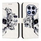 For Xiaomi Poco X7 5G 3D Painting Horizontal Flip Leather Phone Case(Skull) - 2