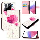 For Xiaomi 15S Pro 3D Painting Horizontal Flip Leather Phone Case(Flower) - 1