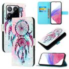 For Xiaomi 15S Pro 3D Painting Horizontal Flip Leather Phone Case(Color Drop Wind Chimes) - 1