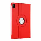 For Huawei MatePad SE 11 360 Degree Rotation Litchi Texture Leather Tablet Case(Red) - 3