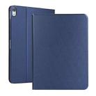 For Huawei MatePad SE 11 Voltage Elastic Leather TPU Protective Case with Holder(Dark Blue) - 1