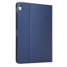 For Huawei MatePad SE 11 Voltage Elastic Leather TPU Protective Case with Holder(Dark Blue) - 3