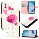 For vivo S10e 5G / V23e 4G / 5G / Y75 4G 3D Painting Horizontal Flip Leather Phone Case(Flower) - 1