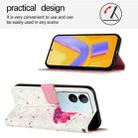 For vivo V29 5G Global / V29 Pro 3D Painting Horizontal Flip Leather Phone Case(Flower) - 3