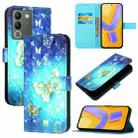 For vivo V29e / Y200 / V30 Lite 5G Global 3D Painting Horizontal Flip Leather Phone Case(Golden Butterfly) - 1