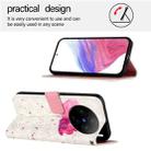 For vivo X100 Pro 3D Painting Horizontal Flip Leather Phone Case(Flower) - 3