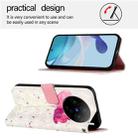 For vivo X100s 3D Painting Horizontal Flip Leather Phone Case(Flower) - 3