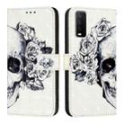 For vivo Y20 / Y20a / Y20g / Y20i / Y20s 3D Painting Horizontal Flip Leather Phone Case(Skull) - 2