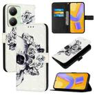 For vivo Y27 4G Global 3D Painting Horizontal Flip Leather Phone Case(Skull) - 1